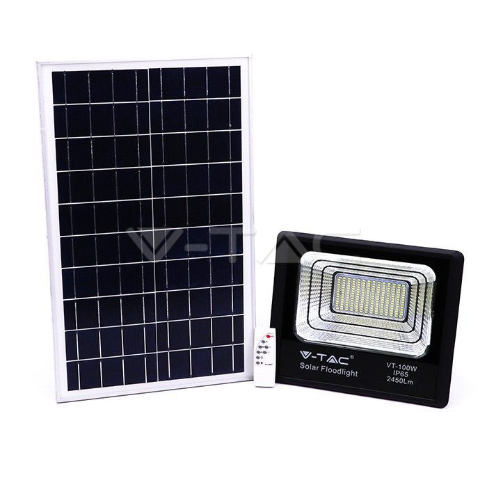 PROJECTEUR SOLAIRE LED V-TAC 100W 4000K