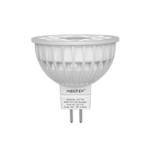 AMPOULE LED MR16 AC/DC12V RGB+CCT 4W 2700-6500K 400Lm 100Lm/W 25°